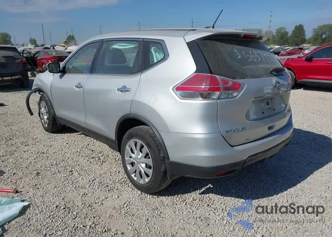 2015 Nissan Rogue S из США, поврежденный, VIN KNMAT2MV7FP563799